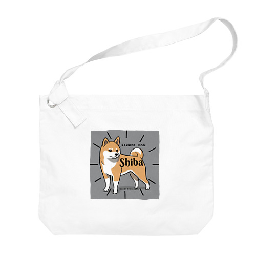 ジャパニーズわんこShiba Big Shoulder Bag