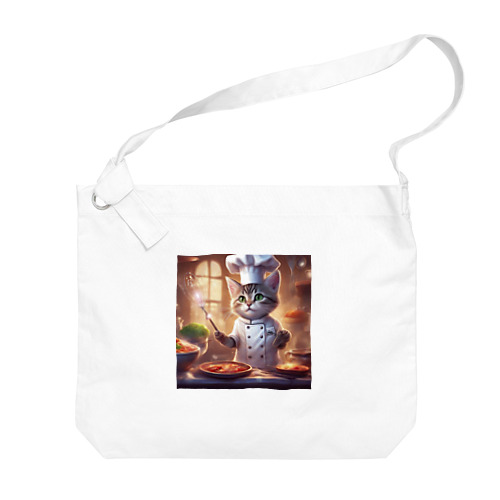 cooking猫 Big Shoulder Bag