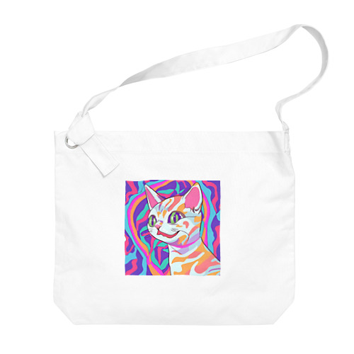 Psy Cat Big Shoulder Bag