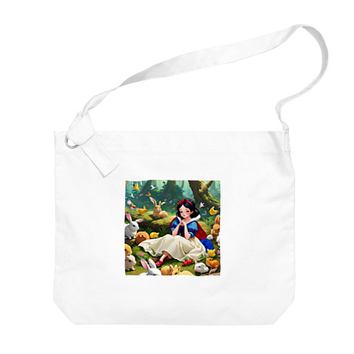 森の白雪姫 Big Shoulder Bag