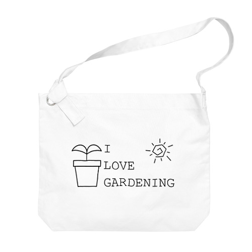 I LOVE GARDENING Big Shoulder Bag