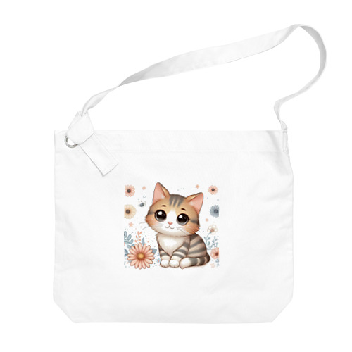 癒しと可愛さが溢れるネコちゃん Big Shoulder Bag