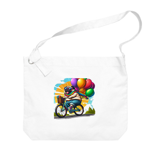 サイクリングパグ Big Shoulder Bag