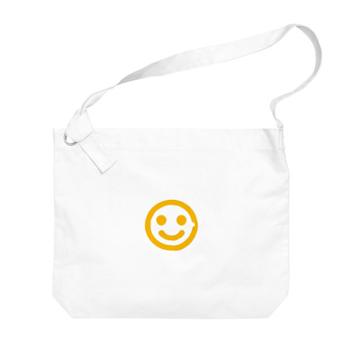 可愛い笑顔 幸せ 平和 Big Shoulder Bag