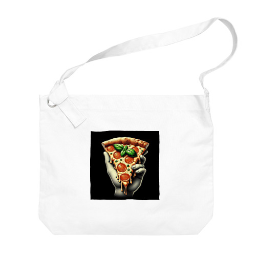 おしゃれなpizzaのグッズ Big Shoulder Bag
