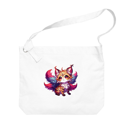 神秘的な猫✨ Big Shoulder Bag