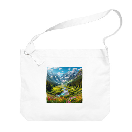山間の風景 Big Shoulder Bag