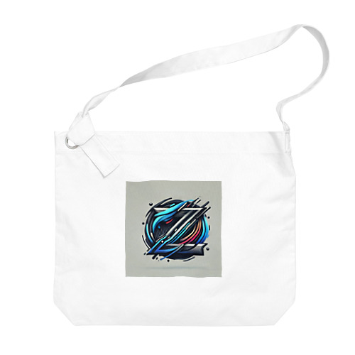Z1の未来的アートロゴ Big Shoulder Bag