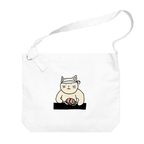 お好み焼き屋さんねこ Big Shoulder Bag