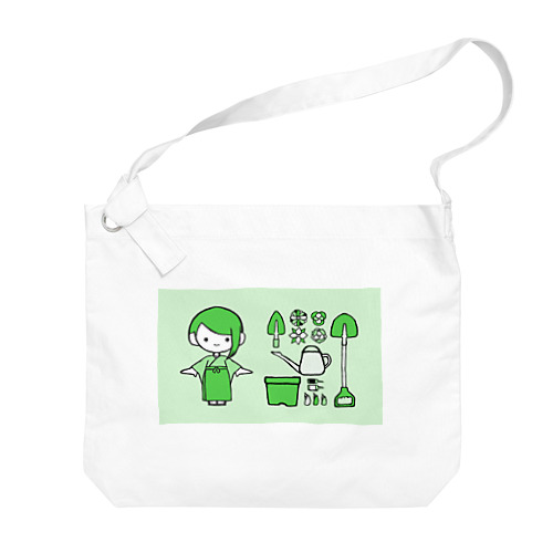 えとっこちゃん（巳） Big Shoulder Bag