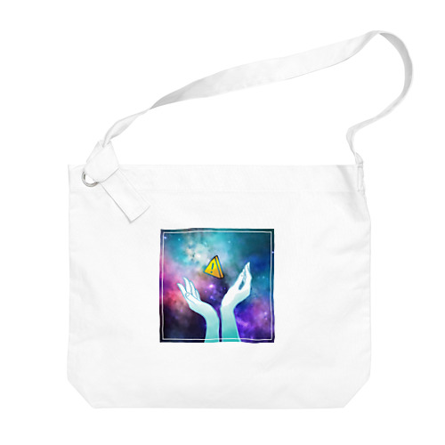 CAUTION IN OUTER SPACE Big Shoulder Bag