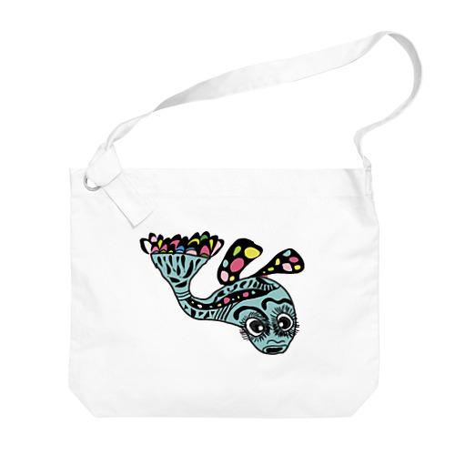 魚たんぱく君 Big Shoulder Bag