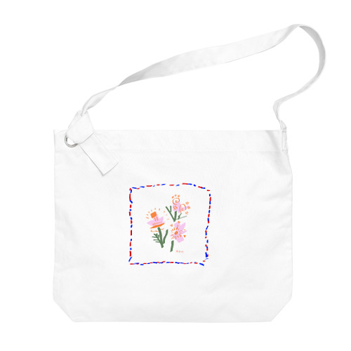 花のお便り Big Shoulder Bag