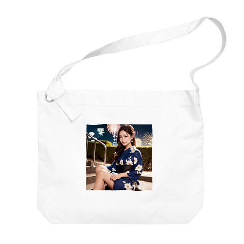 ゆき　AI美女(浴衣ver) Big Shoulder Bag