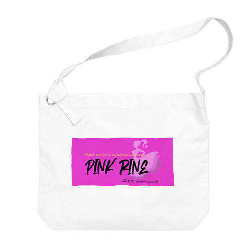 【Pink Rine】オリジナル ビッグショルダーバッグ