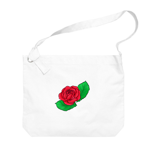 真紅の薔薇 Big Shoulder Bag