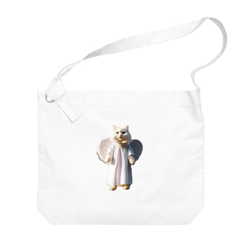 かわいい天使の子猫と悪魔の子猫 Big Shoulder Bag