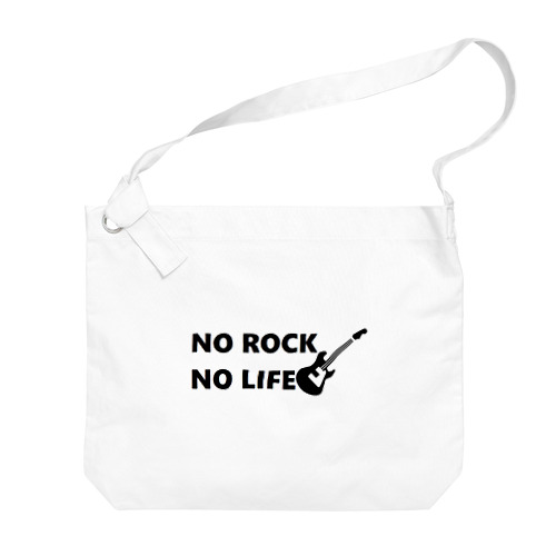 NO ROCK NO LIFE Big Shoulder Bag