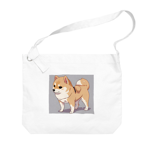 しば犬のかわいらしいキャラクターグッズが登場！" Big Shoulder Bag