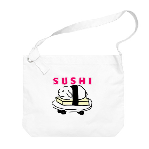 SUSHIうさぎ Big Shoulder Bag