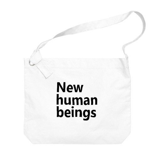 新人類　新しき人間　New human beings Big Shoulder Bag