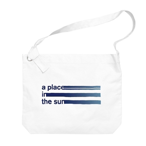 a place in the sun ロゴ Big Shoulder Bag