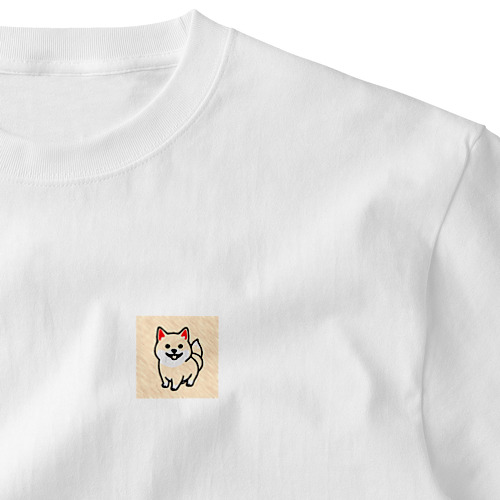 日本の友達柴犬 Embroidered T-Shirt