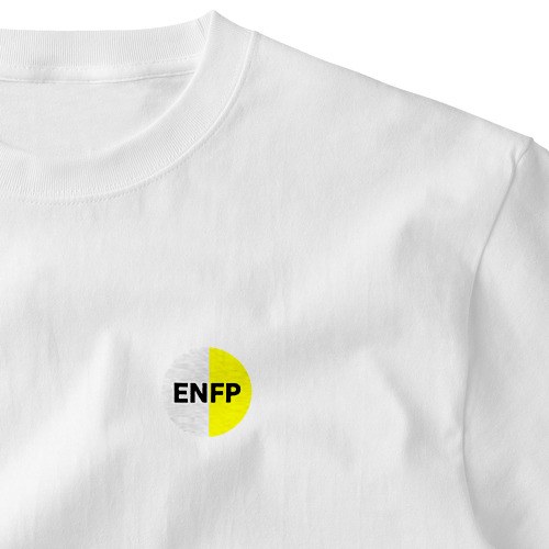 ENFP（運動家）の魅力 シンプル刺しゅうTシャツ