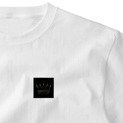 君は王冠を被るにふさわしい Embroidered T-Shirt