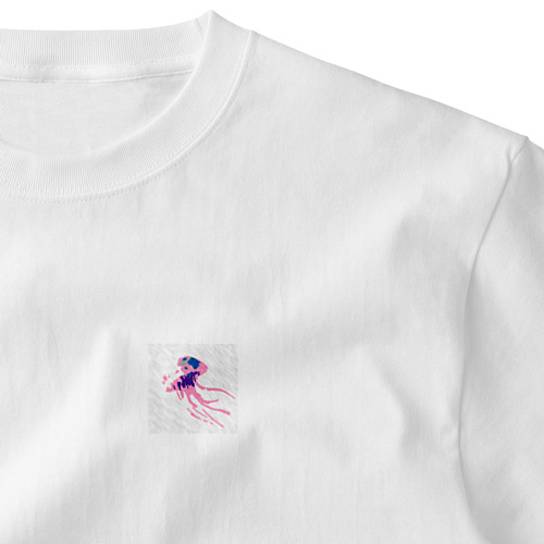海月くん Embroidered T-Shirt