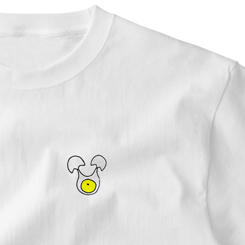 生ヒヨコ Embroidered T-Shirt