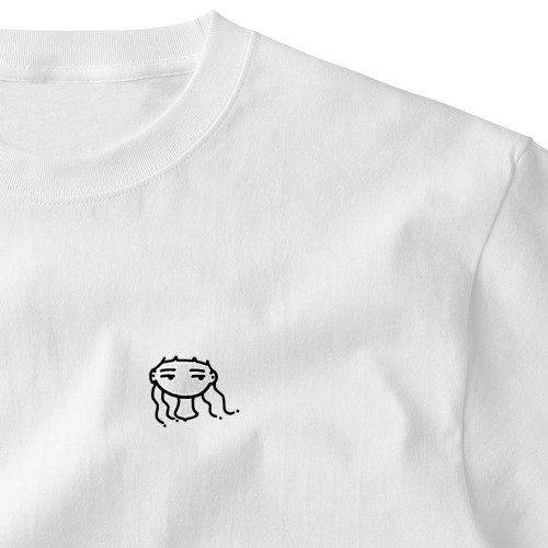 オン眉 Embroidered T-Shirt