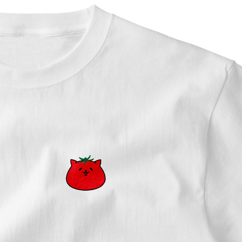 トマトネコ Embroidered T-Shirt