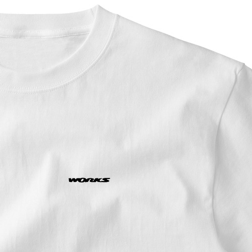 WORKS ロゴ Embroidered T-Shirt