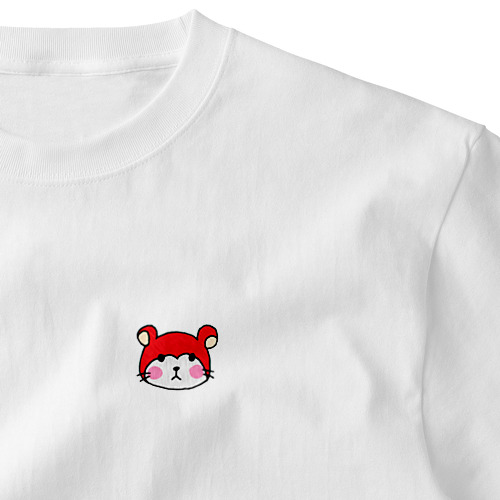 たぬすたー Embroidered T-Shirt