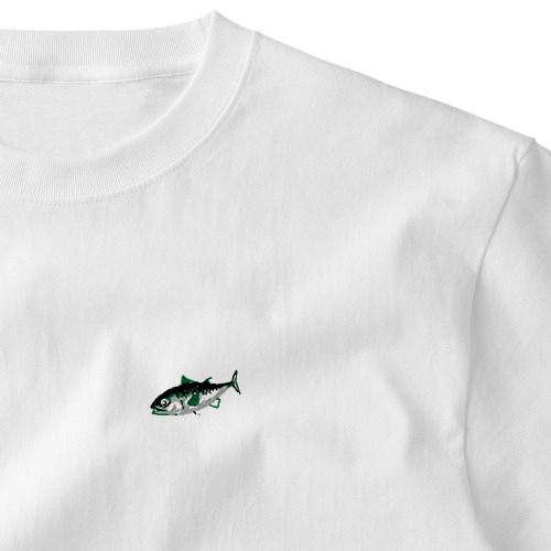 サバちゃん Embroidered T-Shirt