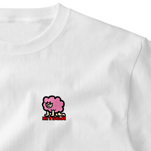 HITSUJI（シンプルver） シンプル刺しゅうTシャツ