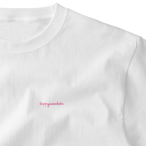 ハッピームーンコウベ Embroidered T-Shirt