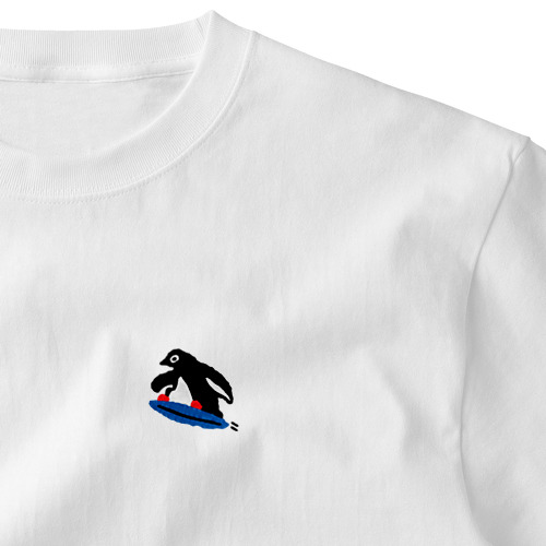 ペンギンT シンプル刺しゅうTシャツ