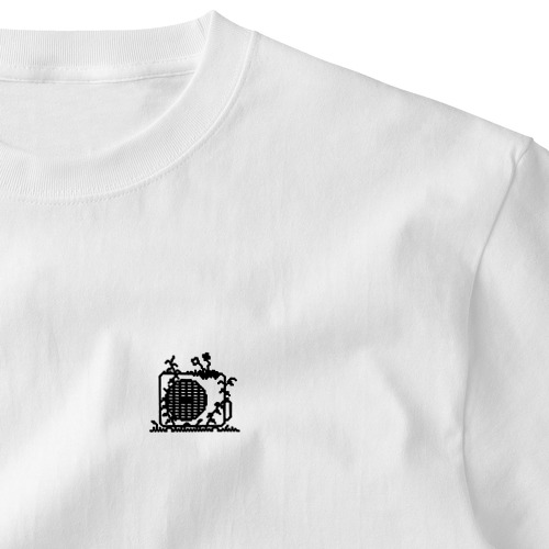 ドット室外機 Embroidered T-Shirt