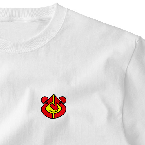 クリックマン フェイス Embroidered T-Shirt