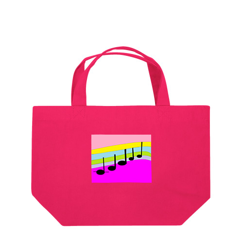🌈虹の音符🌈 Lunch Tote Bag