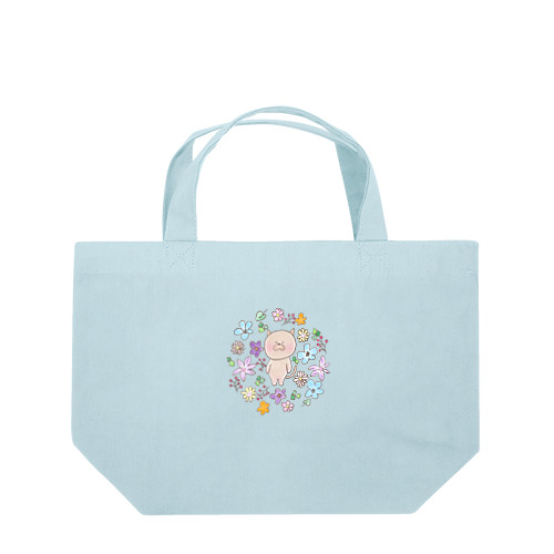 リエ猫 と お花 Lunch Tote Bag