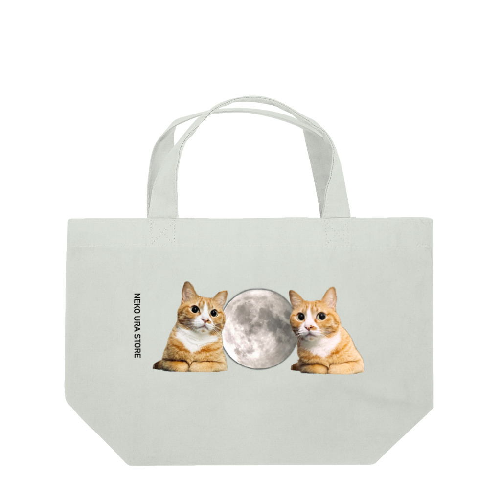 猫ウラ商店の月の狛猫トートバッグ Lunch Tote Bag