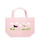 たびねこグッズSHOPのたびねこあぜ道の二人 Lunch Tote Bag