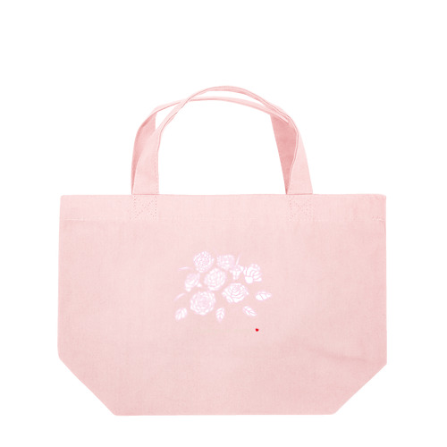 pink flower Lunch Tote Bag