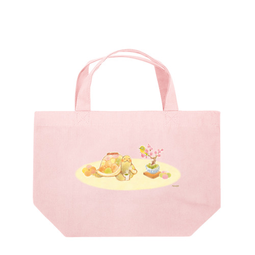こたろーと梅の盆栽 Lunch Tote Bag