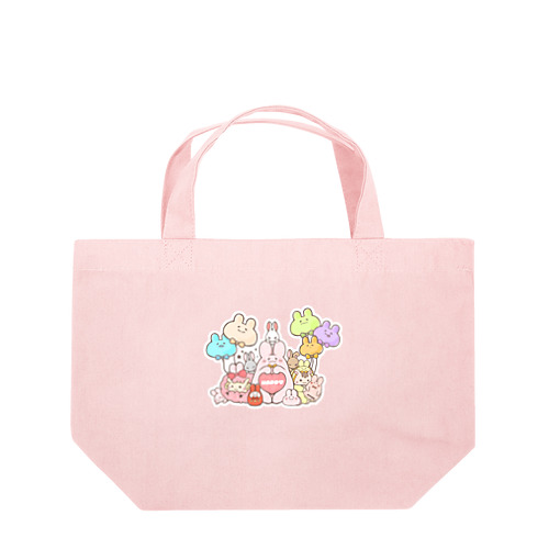 happiness comes around. Lunch Tote Bag