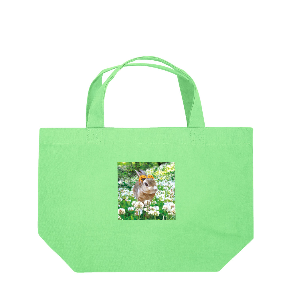 うさぎのうみちゃんねるショップのジャンプくん-うさぎのうみコラボシリーズ Lunch Tote Bag