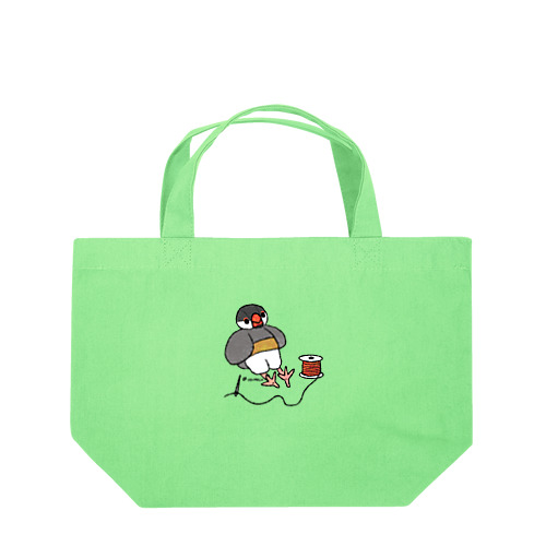 文鳥のぬいぐるみ Lunch Tote Bag